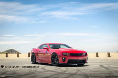 2013 Chevy Camaro Fitted With 22 Inch BD-21’s in Full Matte Black With Chrome SS Lip