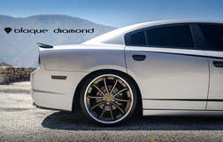2014 Dodge Charger Fitted With 22 Inch BD-23’s in Bronze w/ Chrome SS Lip