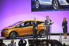 2017 Chevy Bolt on Stage at NAVTOY Awards at 2017 NAIAS