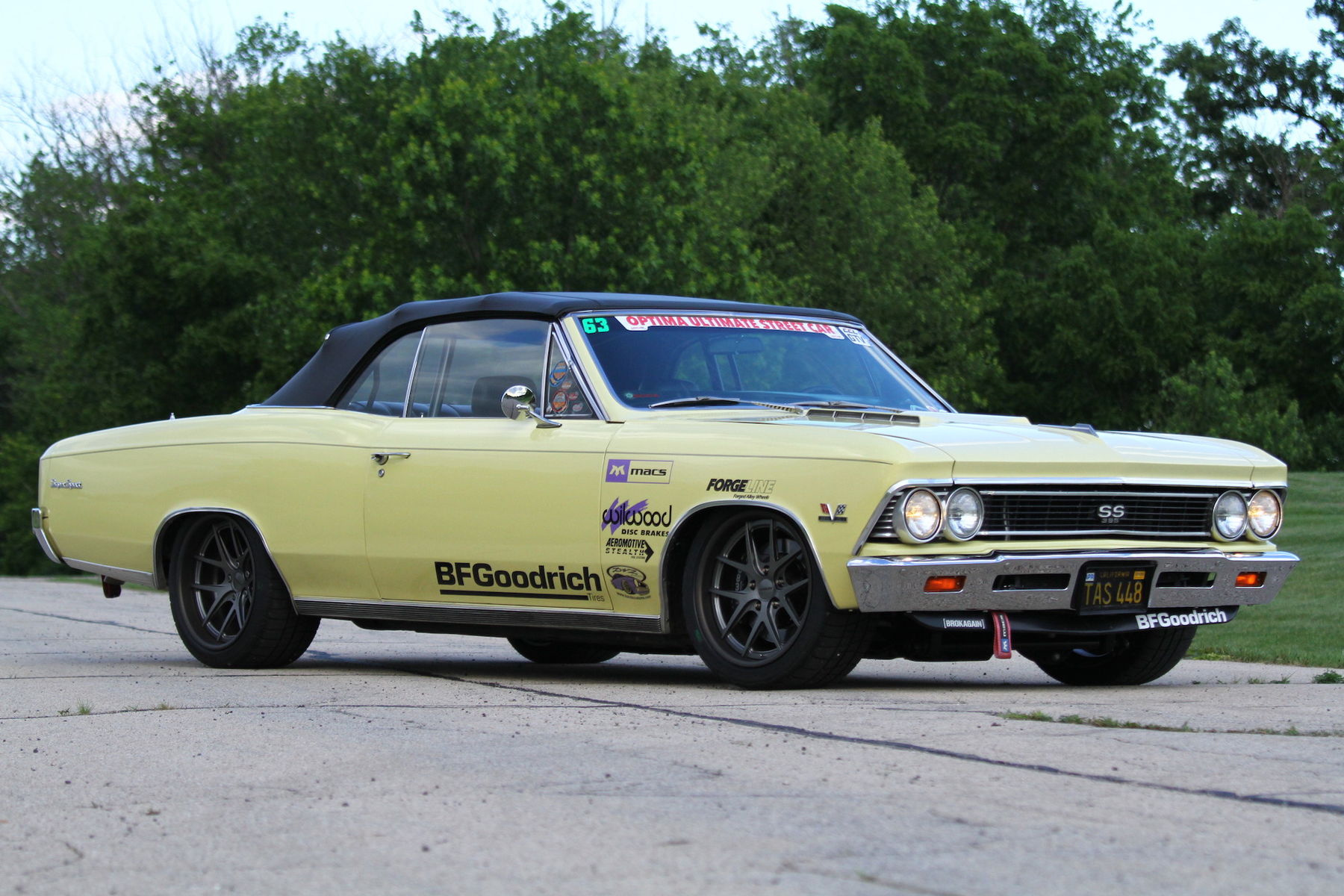1966 Chevrolet Chevelle | Lynda Jacobs’ 1966 Chevrolet Chevelle SS Convertible on Forgeline VX3C Wheels