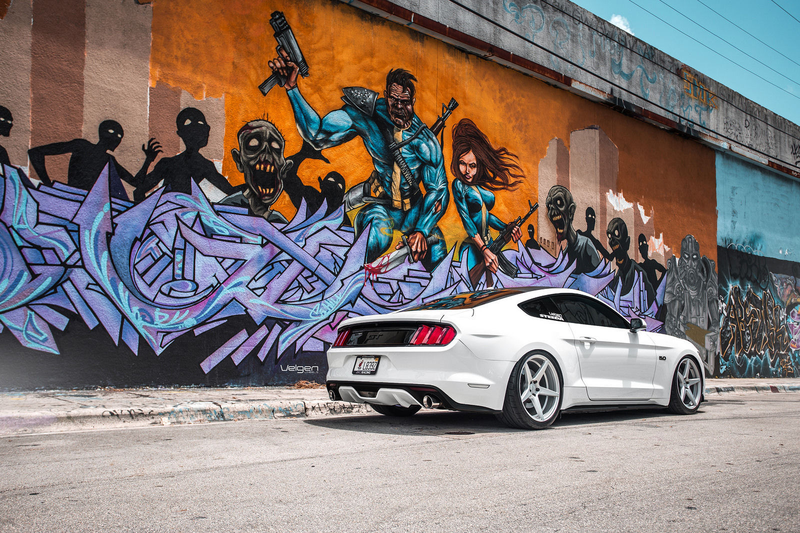 2016 Ford Mustang | White Mustang GT | Classic5 Matte Silver