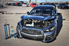 2016 Infiniti Q50 Attends Street Driven Tour Fitted With 20 Inch BD-21’s in Bronze w Chrome SS Lip