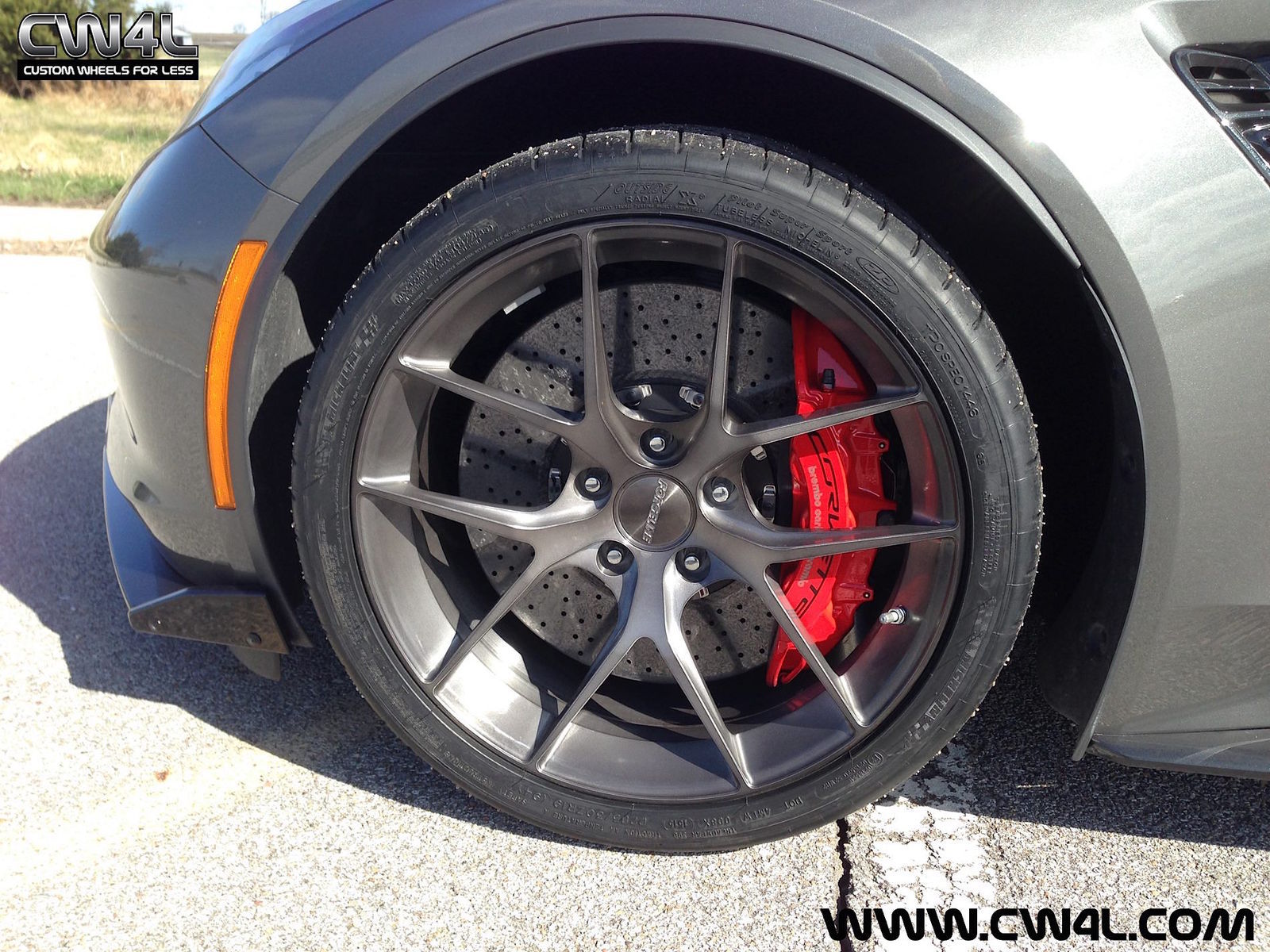 2015 Chevrolet Corvette Z06 | Chevrolet C7 Corvette Z06 on Forgeline One Piece Forged Monoblock VX1 Wheels