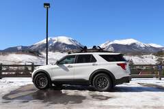Blood Type Racing's 2020 Ford Explorer SEMA Build - snowy parking lot