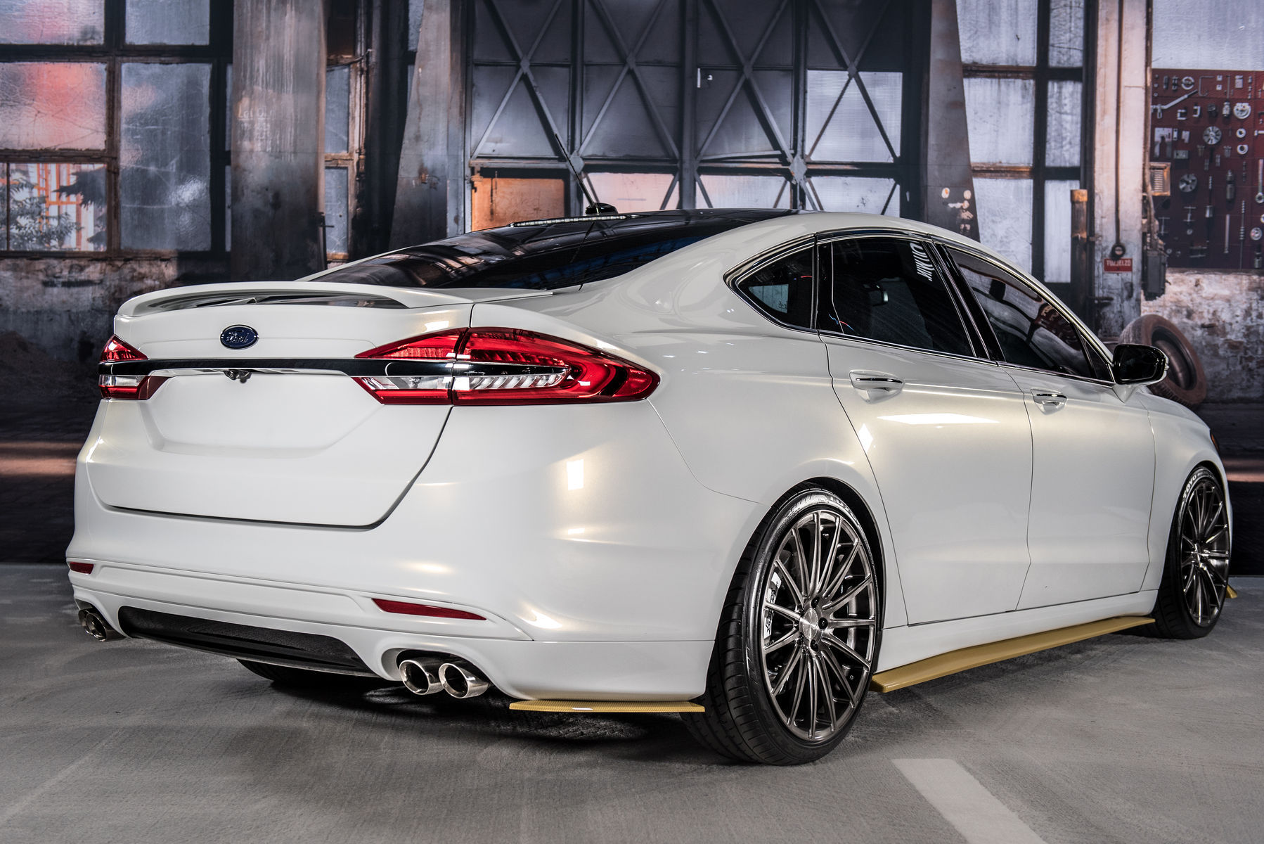 2017 Ford Fusion | 2017 Ford Fusion Sport “Ballistic” by Webasto #FordSEMA