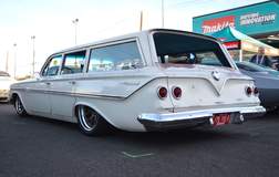 Tom Busack's "Family Hauler" 1961 Chevrolet Parkwood Wagon on Forgeline SE3C Concave Wheels