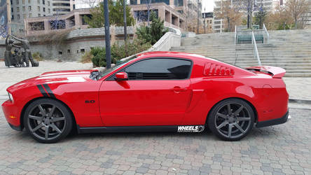 2012 Ford Mustang | OUR CLIENT'S FORD MUSTANG GT WITH 20" VOSSEN CV7 WHEELS