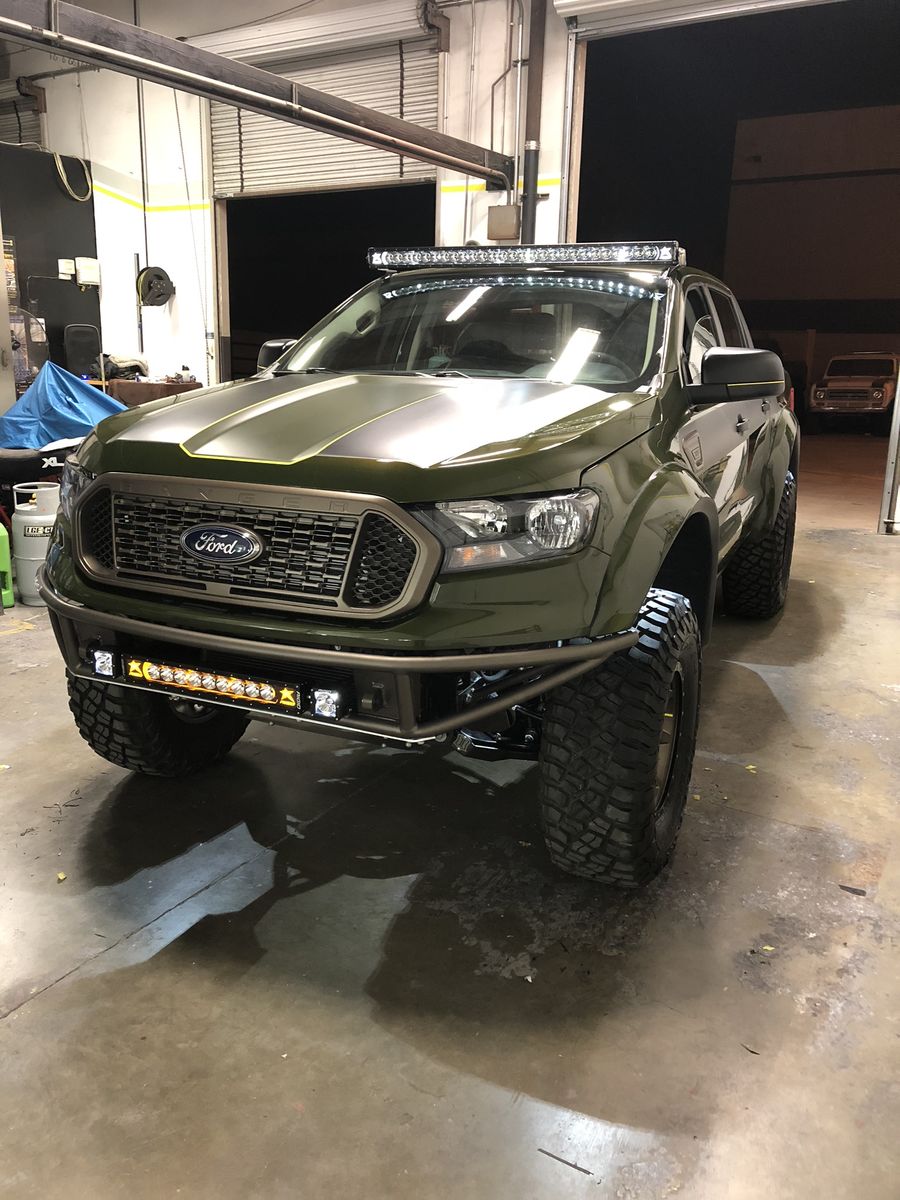 2019 Ford Ranger | 2019 Ford Ranger XLT SuperCrew FX4 by LGE-CTS Motorsports - Front Shot FordSEMA