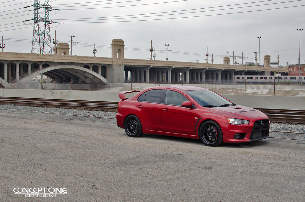 2012 Mitsubishi Lancer Evolution | '12 Mitsubishi Evo on Concept One CS-10's