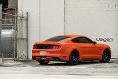Competition Orange Mustang GT on Velgen Wheels 