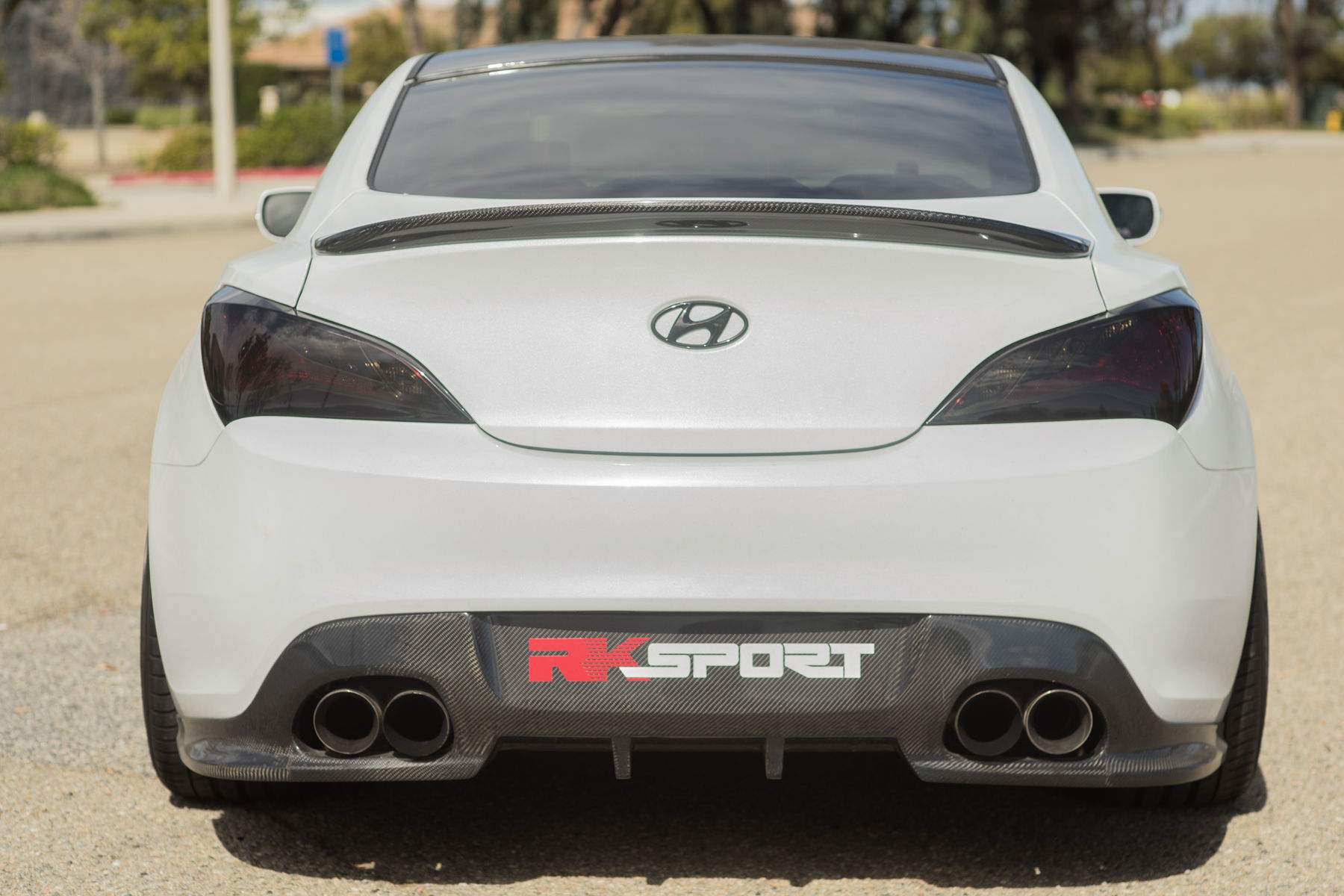 2015 Hyundai Genesis Coupe | RK Sport Rear Diffuser and Spoiler 