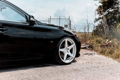 Infiniti Q50 on Velgen Wheels Classic5 Matte Silver