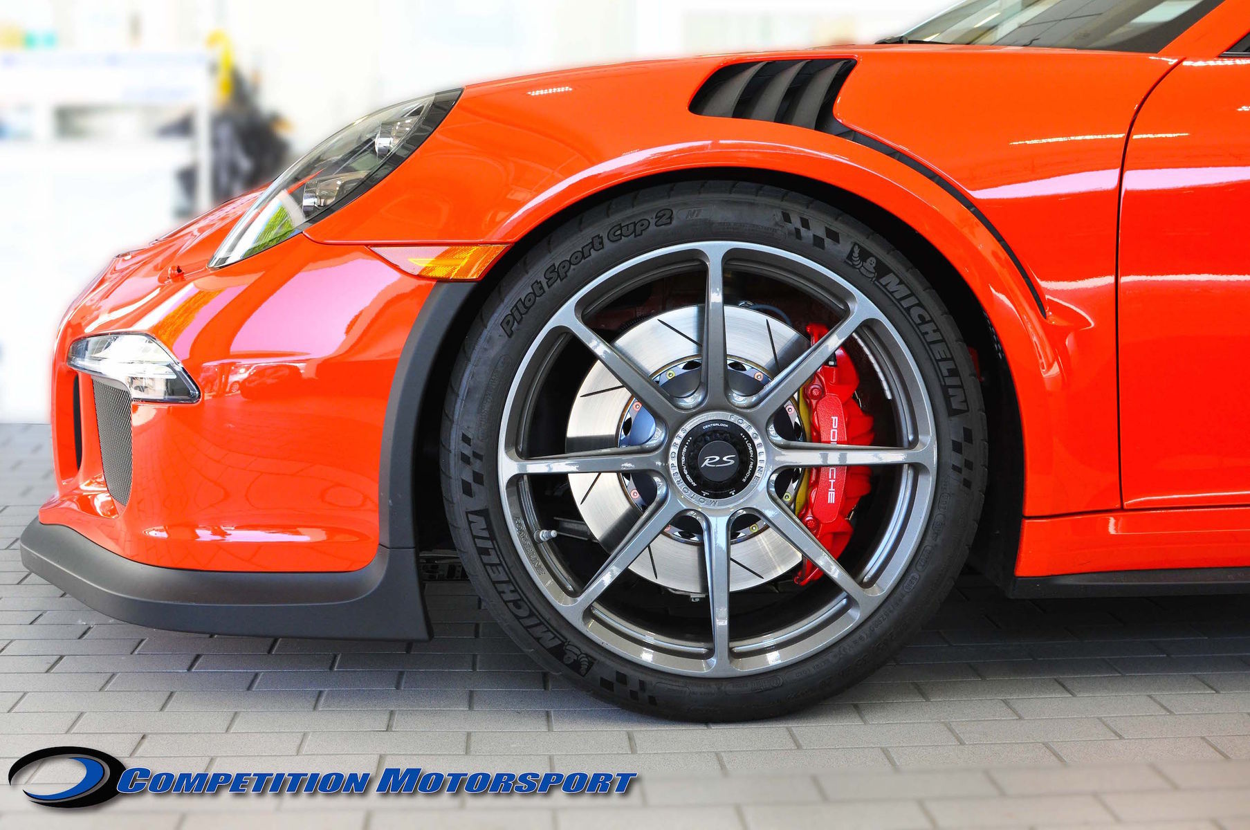 2016 Porsche 911 | Brian Ringwelski's Porsche 991 GT3RS on Forgeline One Piece Forged Monoblock GE1 Wheels - Wheel Shot
