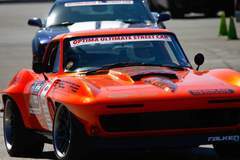 Greg Thurmond Earns 2016 OUSCI Invite in the 1965 "SCAR" Corvette on Forgeline DE3C Concave Wheels