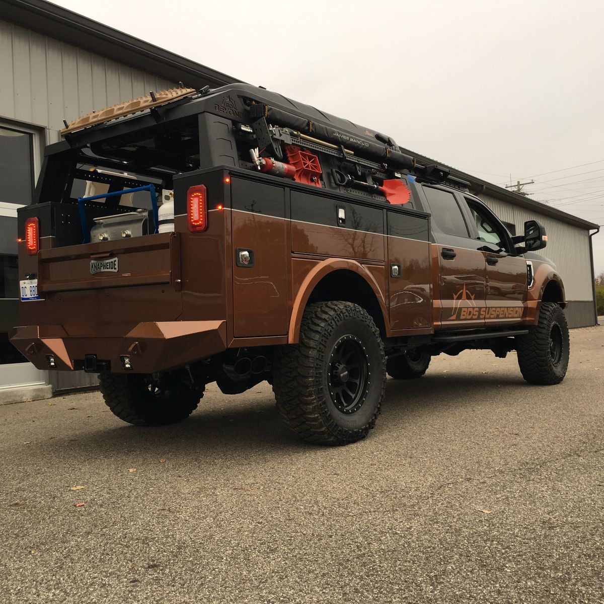 2020 Ford F-350 | 2020 Ford F-350 Crew Cab XLT FX4 by BDS Suspension - rear 3/4 finished