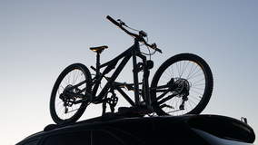 2020 Ford Escape Titanium by MAD Industries - mountain bikes in the sunset