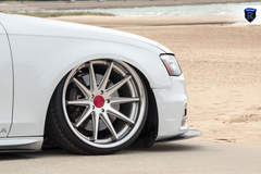 White Audi A4 - Front Wheel