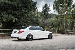 2010 Mercedes C63 Fitted With 19 Inch BD-3’s in Matte Graphite