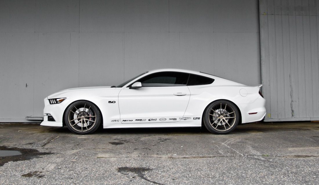 2015 Ford Mustang | MBRP Performance Exhaust's S550 Ford Mustang GT on Forgeline One Piece Forged Monoblock AR1 Wheels