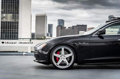 2016 Maserati Ghilbi Fitted With 22 Inch BD-21’s in Silver w/ Chrome SS Lip