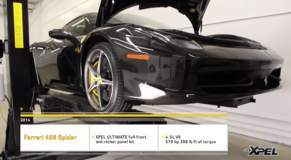 2014 Ferrari 458 Spider Clear Bra Install by XPEL Austin