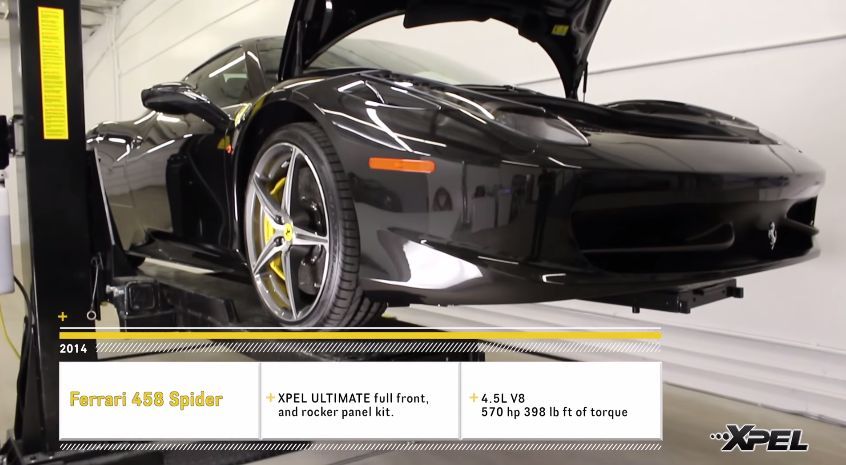 2014 Ferrari 458 Italia | 2014 Ferrari 458 Spider Clear Bra Install by XPEL Austin