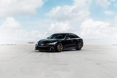 Infiniti Q50s on Velgen Wheels Classic5 Satin Bronze