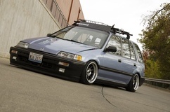 Ruff Racing R358's on '88 Honda Civic Wagon
