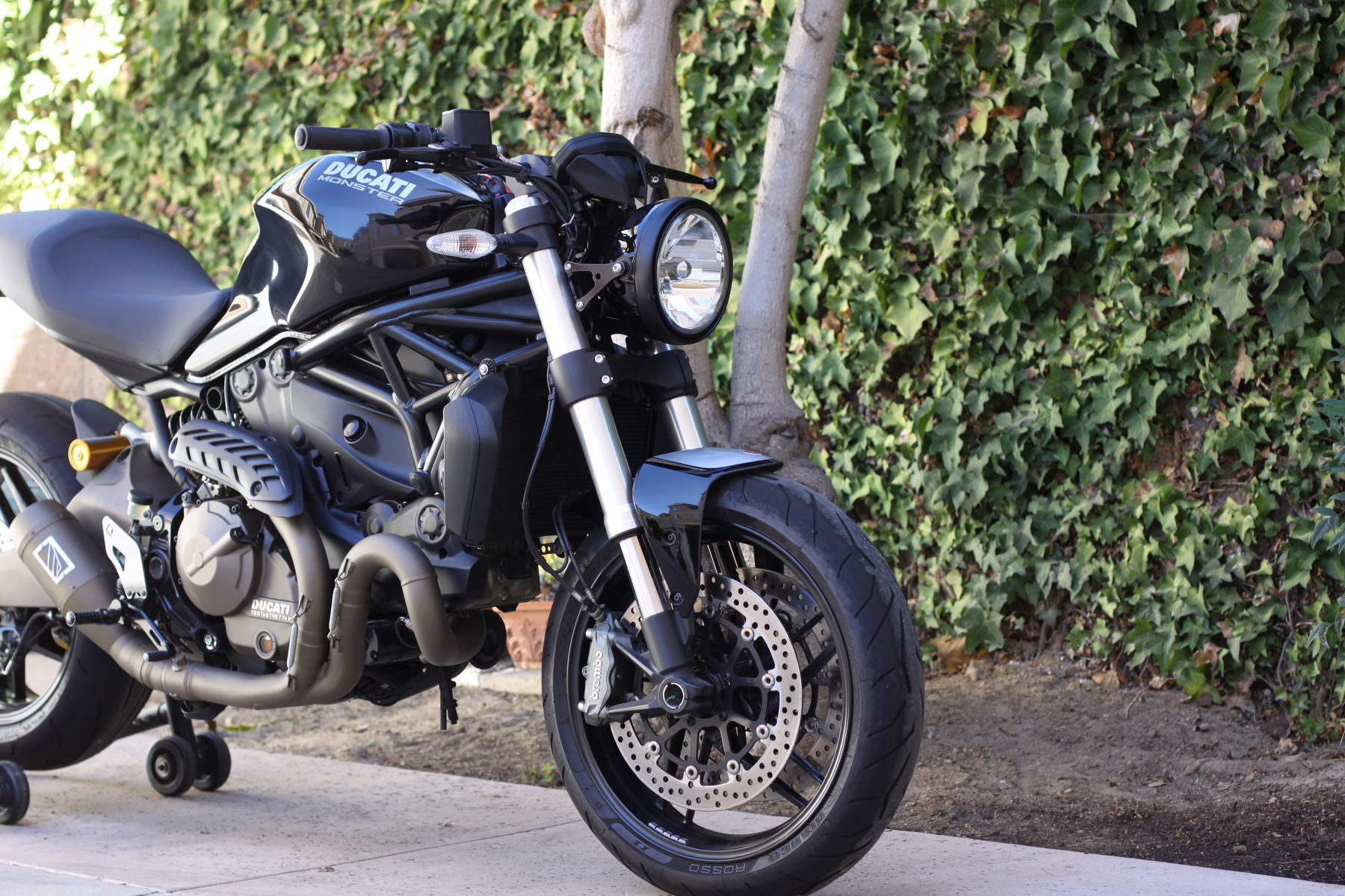 2016 Ducati MONSTER 821 DARK | Ducati 821 cafe racer