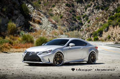 2015 Lexus RC350 F Sports Fitted With 20 Inch BD-23’s in Bronze w/ Chrome SS Lip