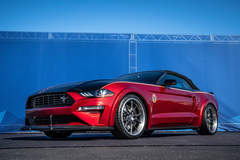 2020 Ford Mustang Convertible Premium By Goodguys - low front 3/4 shot