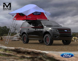 2019 Ford Expedition | MAD Industries 2019 Ford Expedition Limited Stealth Edition - Rendering