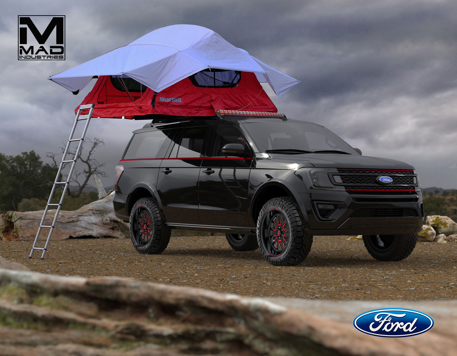 2019 Ford Expedition | MAD Industries 2019 Ford Expedition Limited Stealth Edition - Rendering