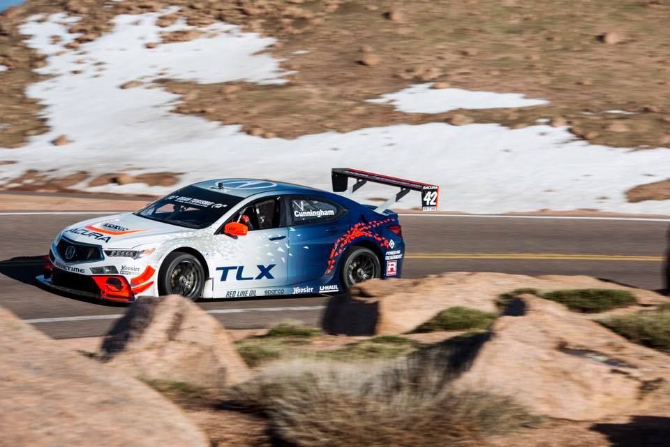 2017 Acura TLX | RealTime Racing Sets Course Record at Pikes Peak International Hill Climb on Forgeline One Piece Forged Monoblock GTD1 Wheels