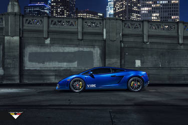 2006 Lamborghini Gallardo | 2006 Lamborghini Gallardo equipped with Vorsteiner Carbon Graphite Wheels - Side Shot