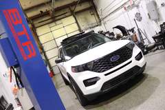Blood Type Racing's 2020 Ford Explorer SEMA Build - in the shop