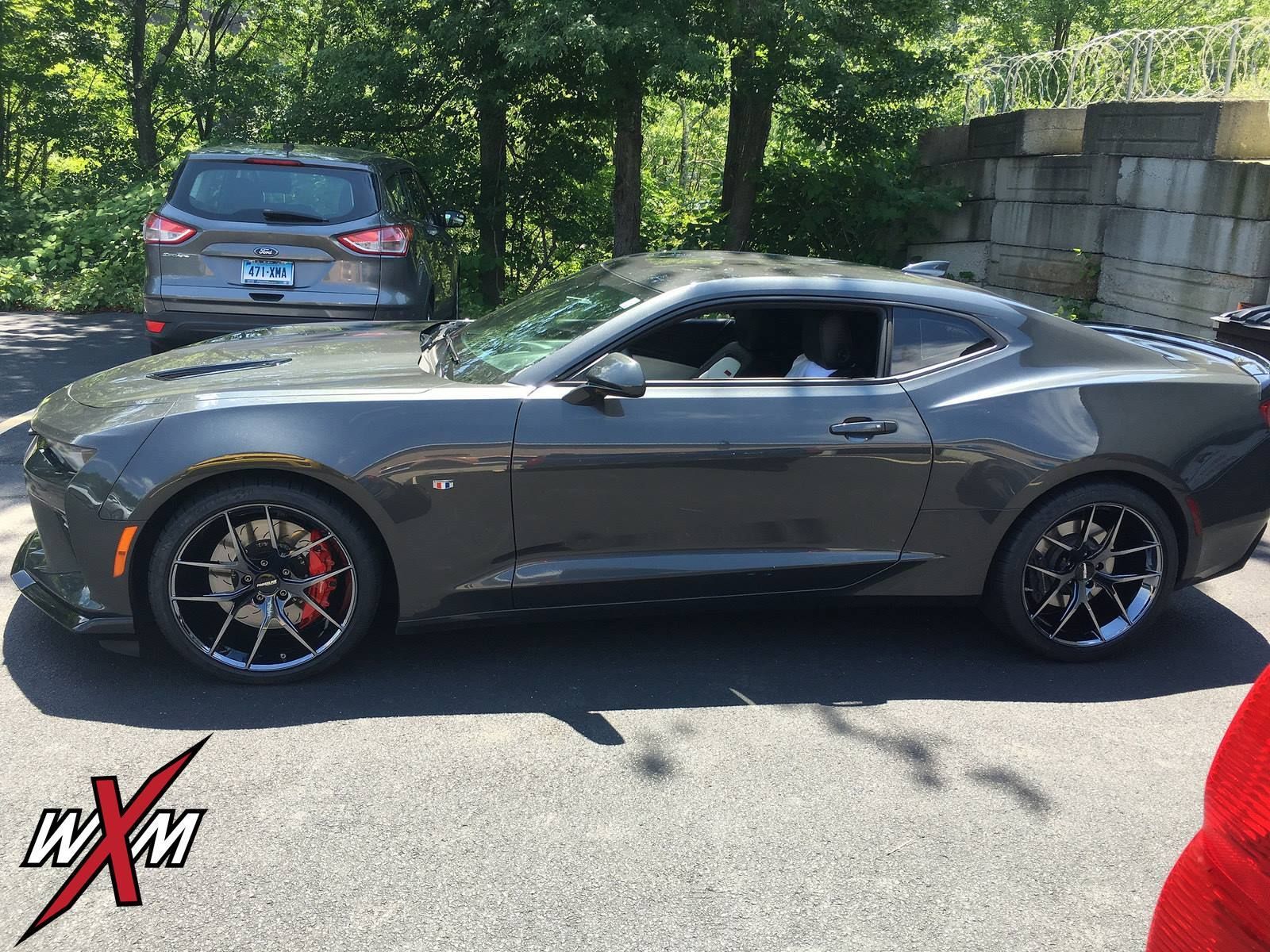 2016 Chevrolet Camaro | Nick's 6th Gen Camaro 2SS on Forgeline One Piece Forged Monoblock VX1 Wheels in Black Chrome PVD