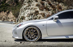 2015 Lexus RC350 F Sports Fitted With 20 Inch BD-23’s in Bronze w/ Chrome SS Lip