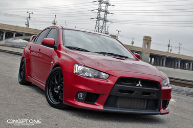 2012 Mitsubishi Lancer Evolution | '12 Mitsubishi Evo on Concept One CS-10's