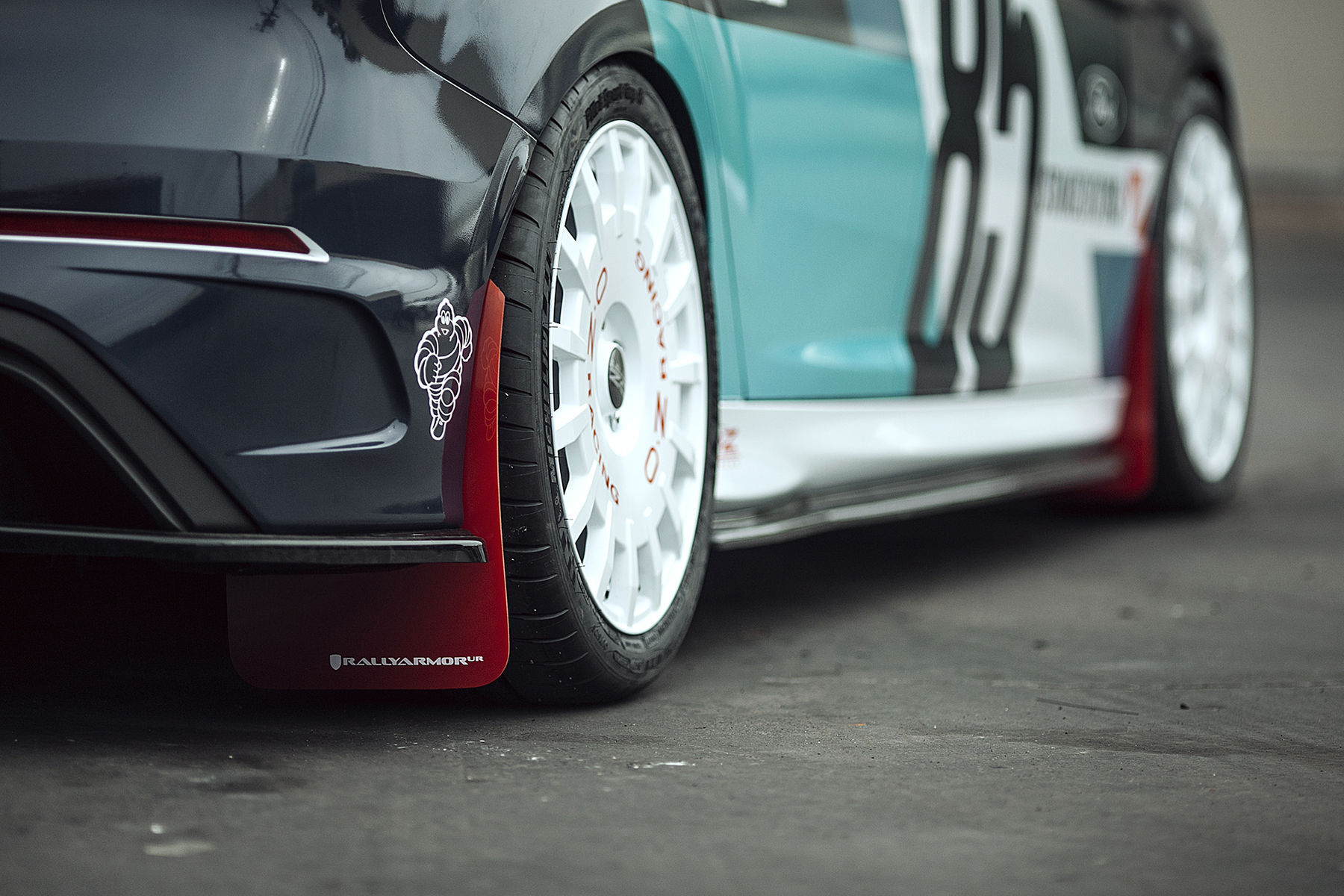 2016 Ford Focus RS | 2016 Ford Focus RS by H&R Special Springs and StanceWorks - Stance Shot #FordSEMA