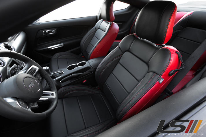 2017 mustang gt leather seats