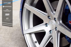 Blue Audi S5 - Silver Spokes