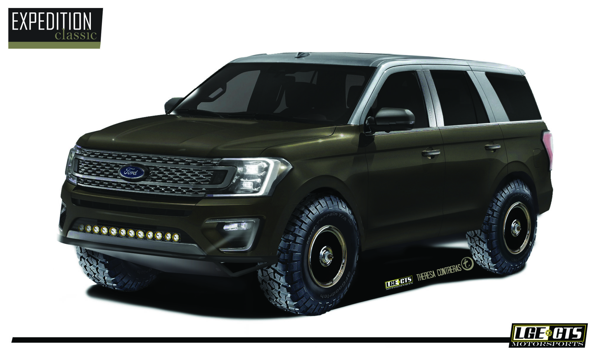 2018 Ford Expedition | 2018 Ford Expedition XLT 4x4 by LGE-CTS Motorsports - Rendering FordSEMA