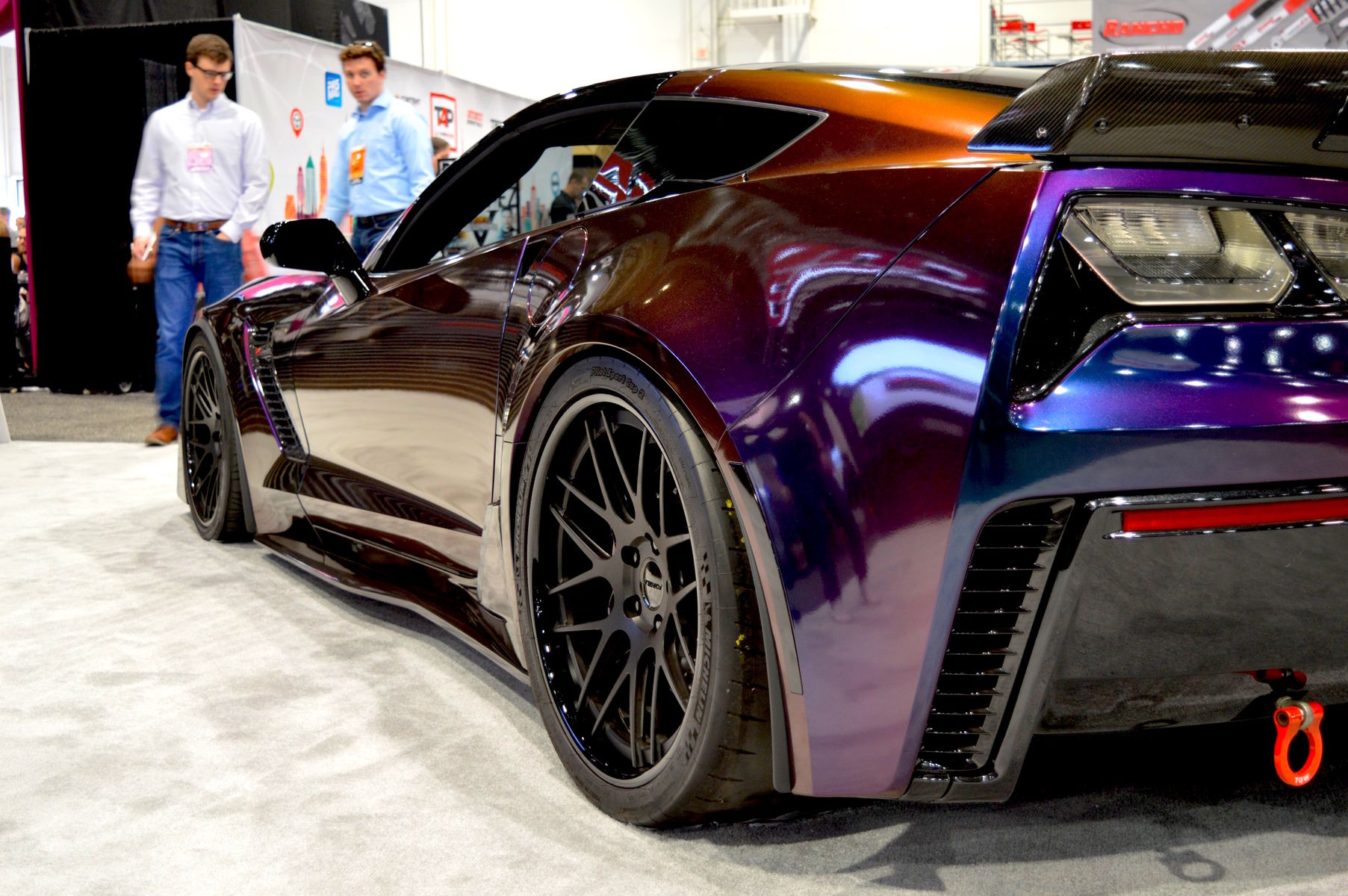 2015 Chevrolet Corvette Z06 | Atlanta Custom Wraps' C7 Corvette Z06 on Forgeline DE3C Concave Wheels
