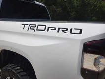 2015-2017 TUNDRA TRD PRO MATTE BLACK LOGO BED INSERTS