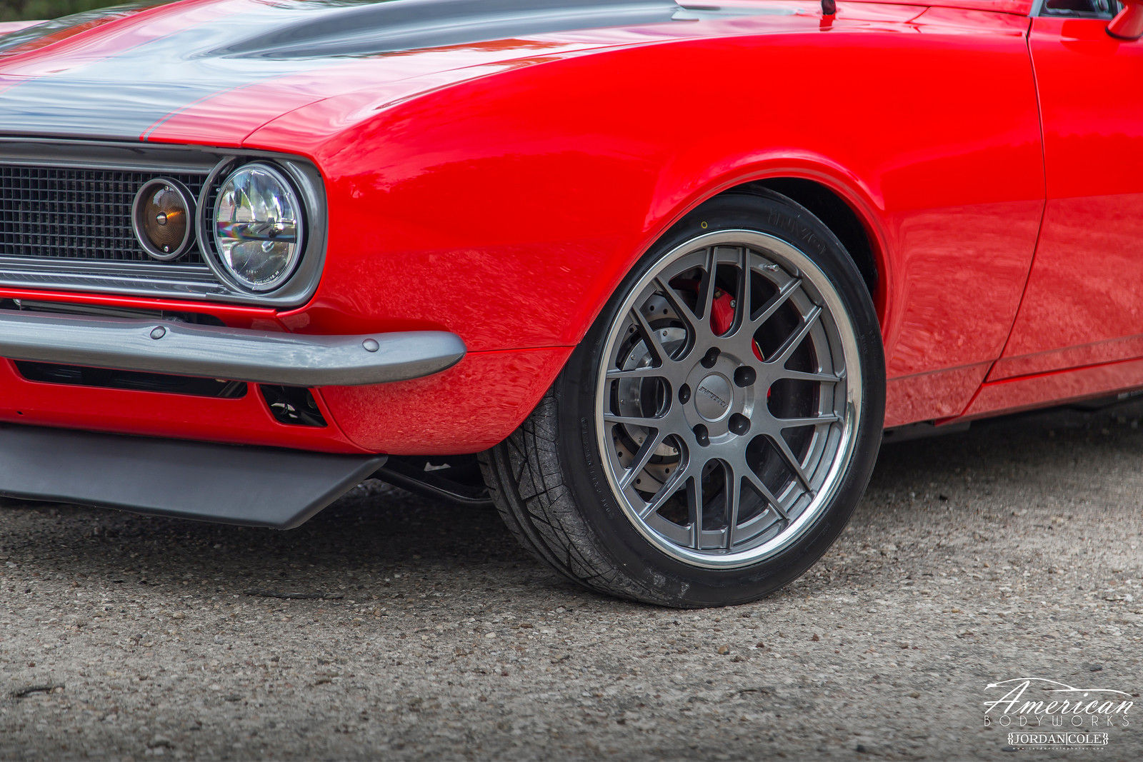 1967 Chevrolet Camaro | American Body Works Camaro on Forgeline DE3C Wheels - Front Headlight