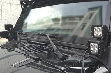 2016 Jeep Wrangler | Jeep Wrangler Pillar Mount Brackets for Dual LED Lights