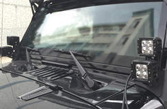 Jeep Wrangler Pillar Mount Brackets for Dual LED Lights