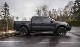 STEALTH Matte Wrapped Ford Raptor 