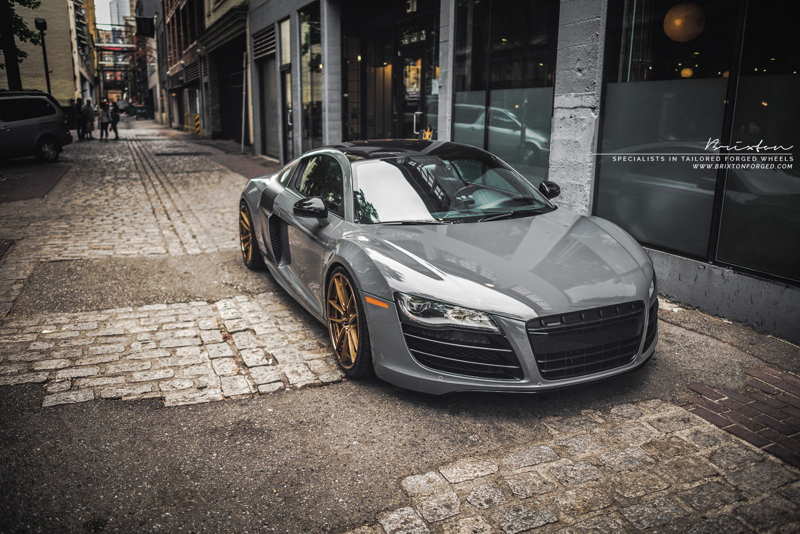 Audi r8 серая